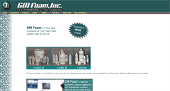 Desktop Screenshot of gmfoam.com