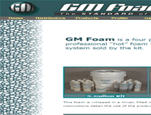 Tablet Screenshot of gmfoam.com